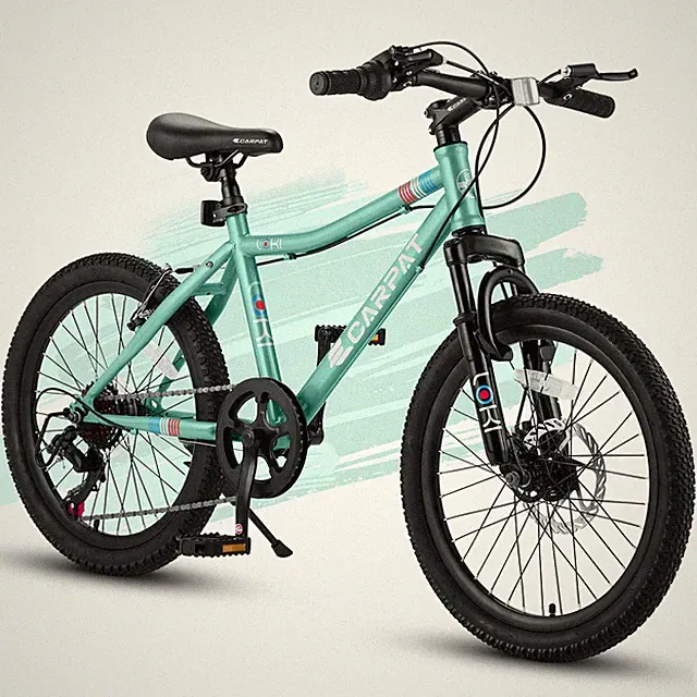 20" Kids' Mountain Bike for Ages 6-12, 7 Speed, Front Suspension