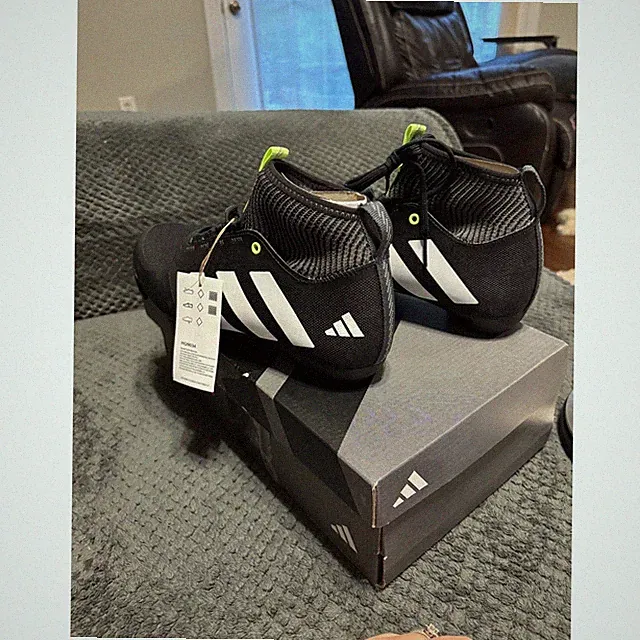 Adidas The Gravel Shoe 2.0 Cycling Shoes Black White Neon HQ9034 Mens 5 Womens 6