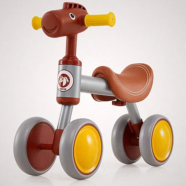 Baby Balance Bike Toddler First Bike w/ PU Leather Seat and EVA Foam Wheels