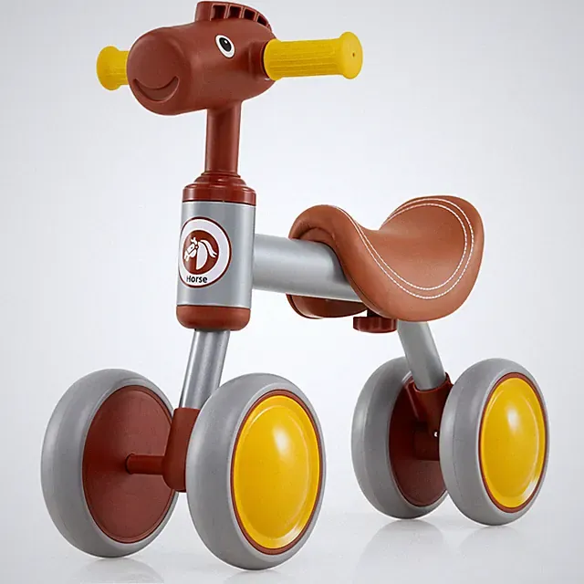 Baby Balance Bike Toddler First Bike with PU Leather Seat and EVA Foam Wheels