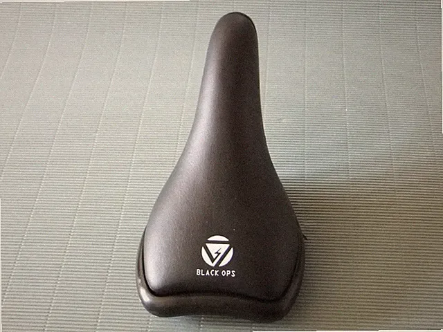 Black Ops Viscount Padded Bicycle Seat/Saddle, Black Polyurethane Foam