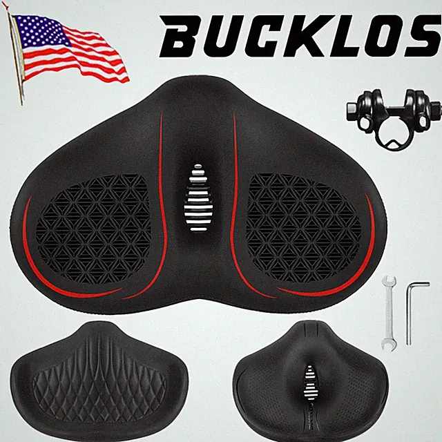 Cruise Bike Wide Soft Cushion Seat Ergonomic Noseless Comfort Bicycle Saddle Pad
