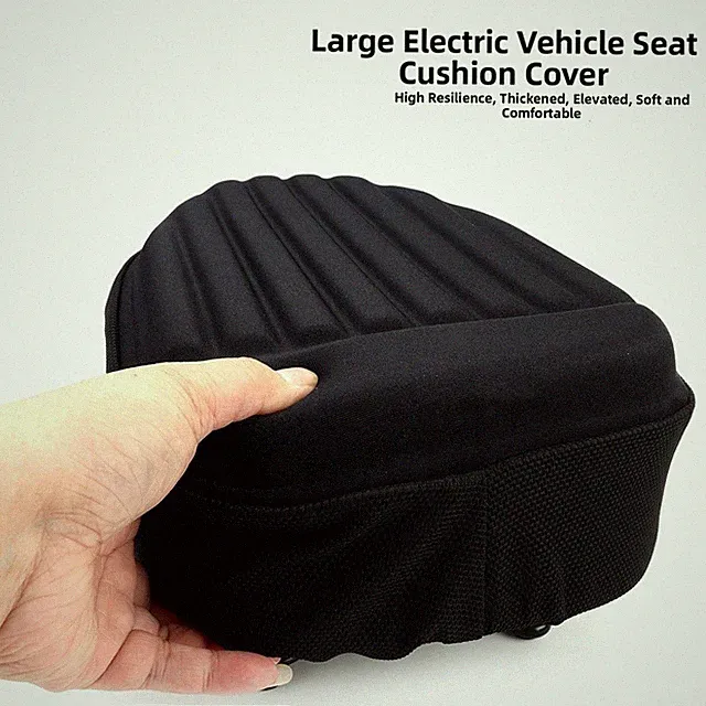 Electric Bike Seat Cover with PU Outer and High Elastic Foam Inner Layer