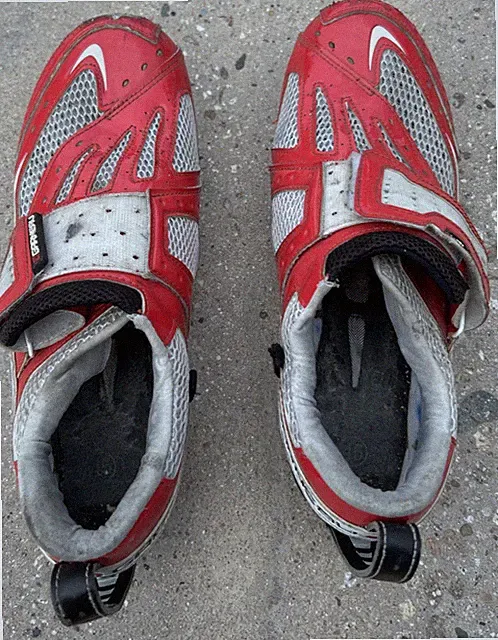 LOUIS GARNEAU Tri-300 Carbon Triathlon Cycling Shoes US 11, EU 45 Used