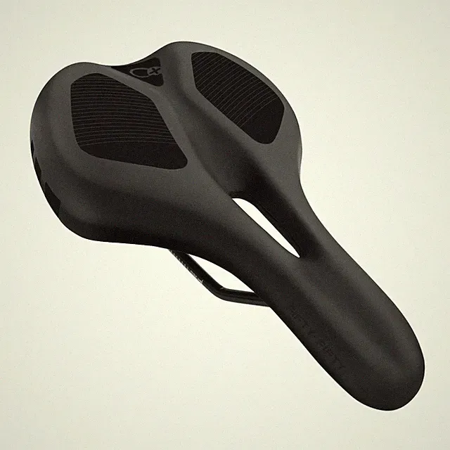 Mountain Bike Saddle, Comfortable Memory Foam Padded Bicycle Seat, Breathable...