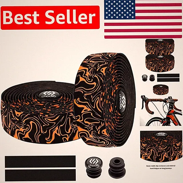 Padded Bicycle Handlebar Tape, 2PCS Waterproof EVA Foam - Various Colors