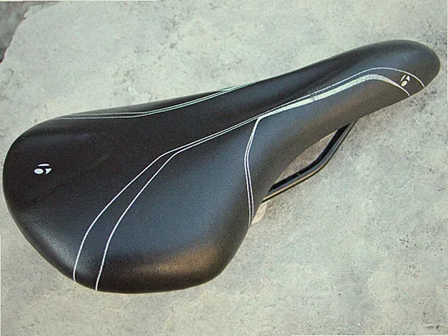 Padded Bicycle Seat/Saddle, Black Polyurethane Foam