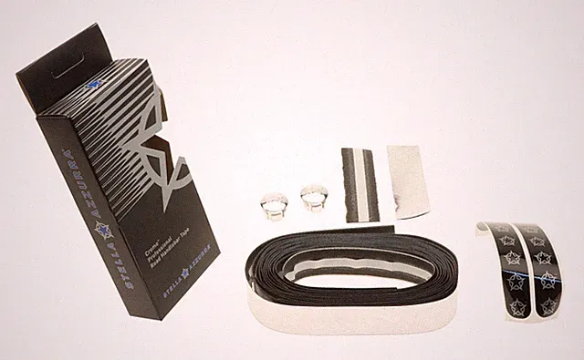 Stella Azzurra Cromo Pro Road Bar Tape Polyurethane PU Chrome Rare NEW NOS NIB