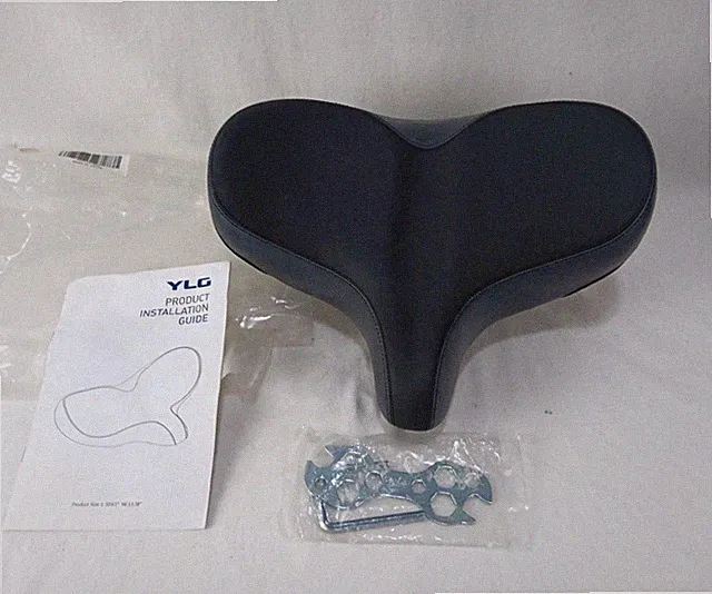 YLG Oversized Comfort Bike Seat - Memory Foam Replacement Saddle, Waterproof...
